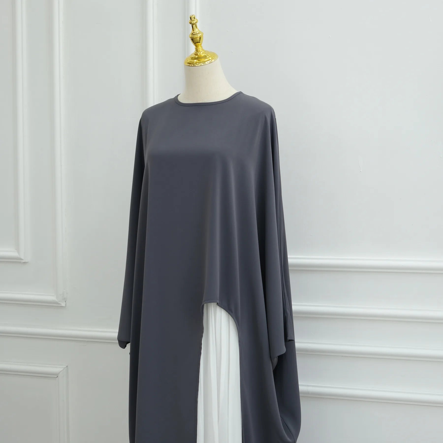Elegant Irregular Muflattering Maxi Blouse