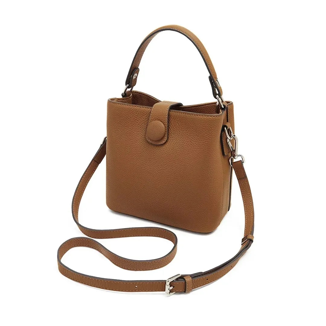 First Layer Cowhide Leather Crossbody Bag