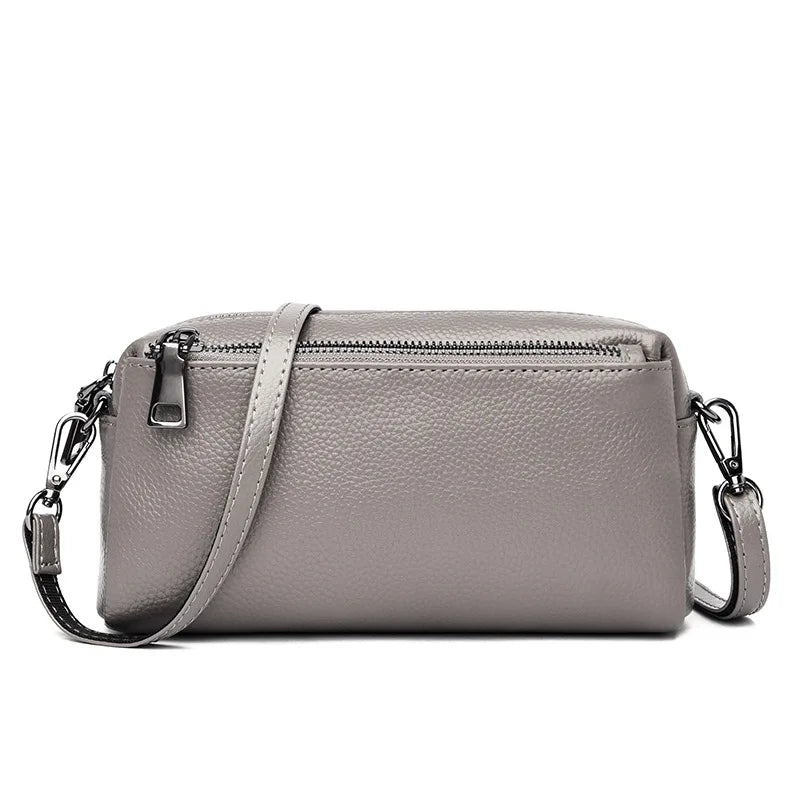 Genuine Cowhide Leather Shoulder Bag