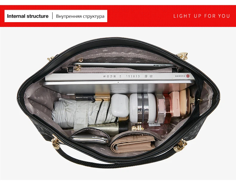 Genuine Leather Elegant Luxury Tote Bag