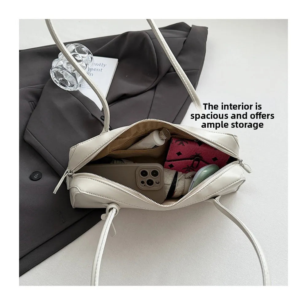 Long-Handle Baguette Retro Shoulder Tote