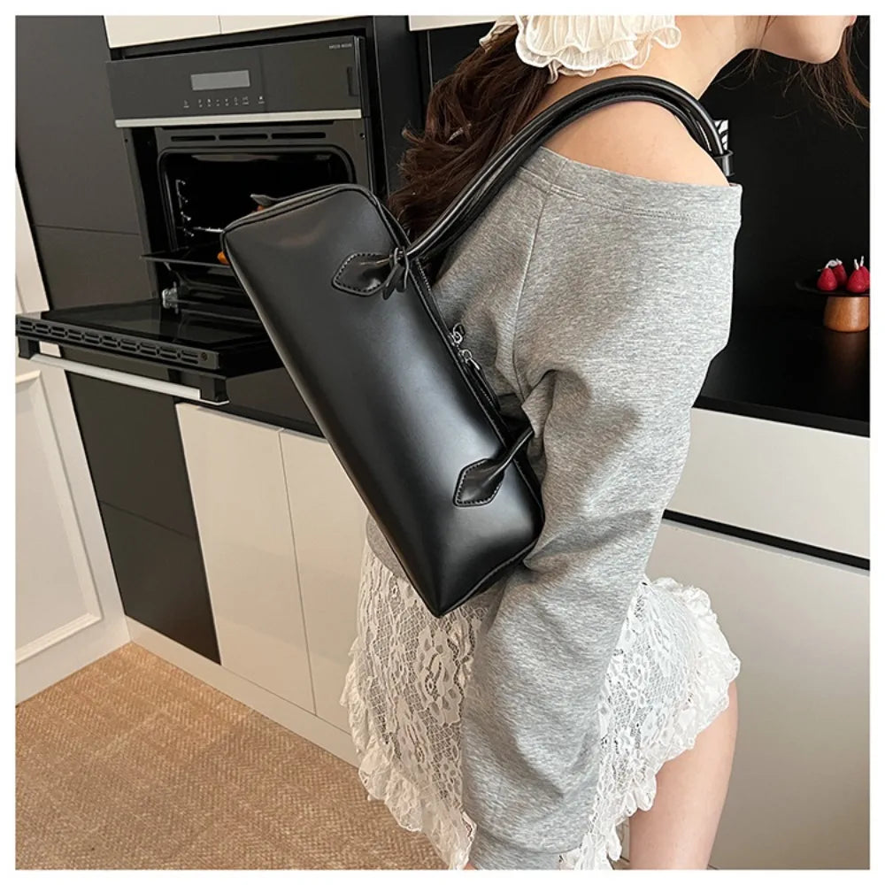 Long-Handle Baguette Retro Shoulder Tote