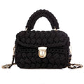 DIY Knitted Rope Woven Chain Shoulder Bag