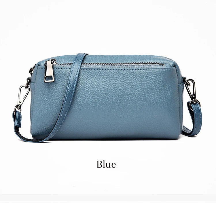 Genuine Cowhide Leather Shoulder Bag