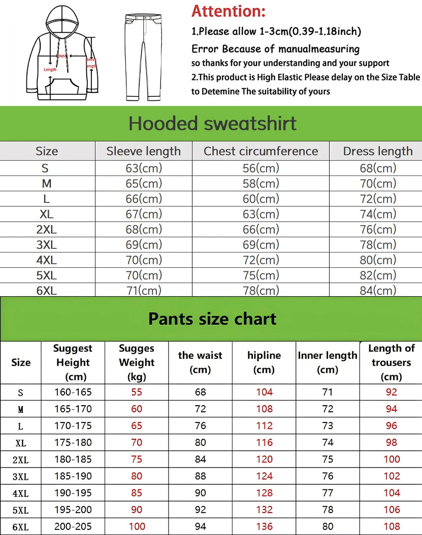 Men's 3D Graphic Print Hoodie & Pants Set