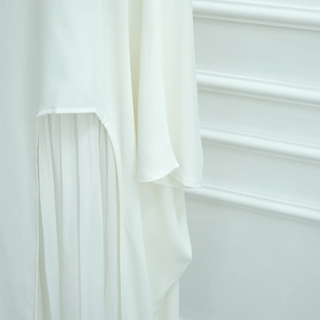 Elegant Irregular Muflattering Maxi Blouse