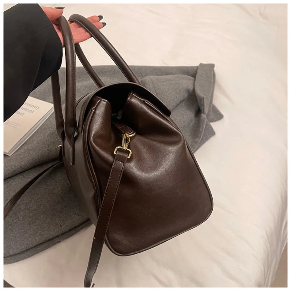 Luxury Large Capacity Boston Shoulder Bag