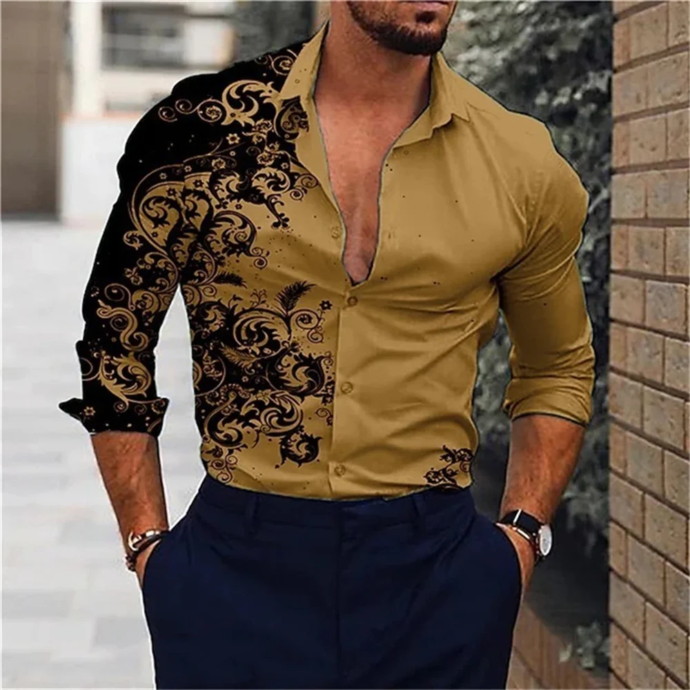 Men's Classic Hawaiian Long-Sve Shirt