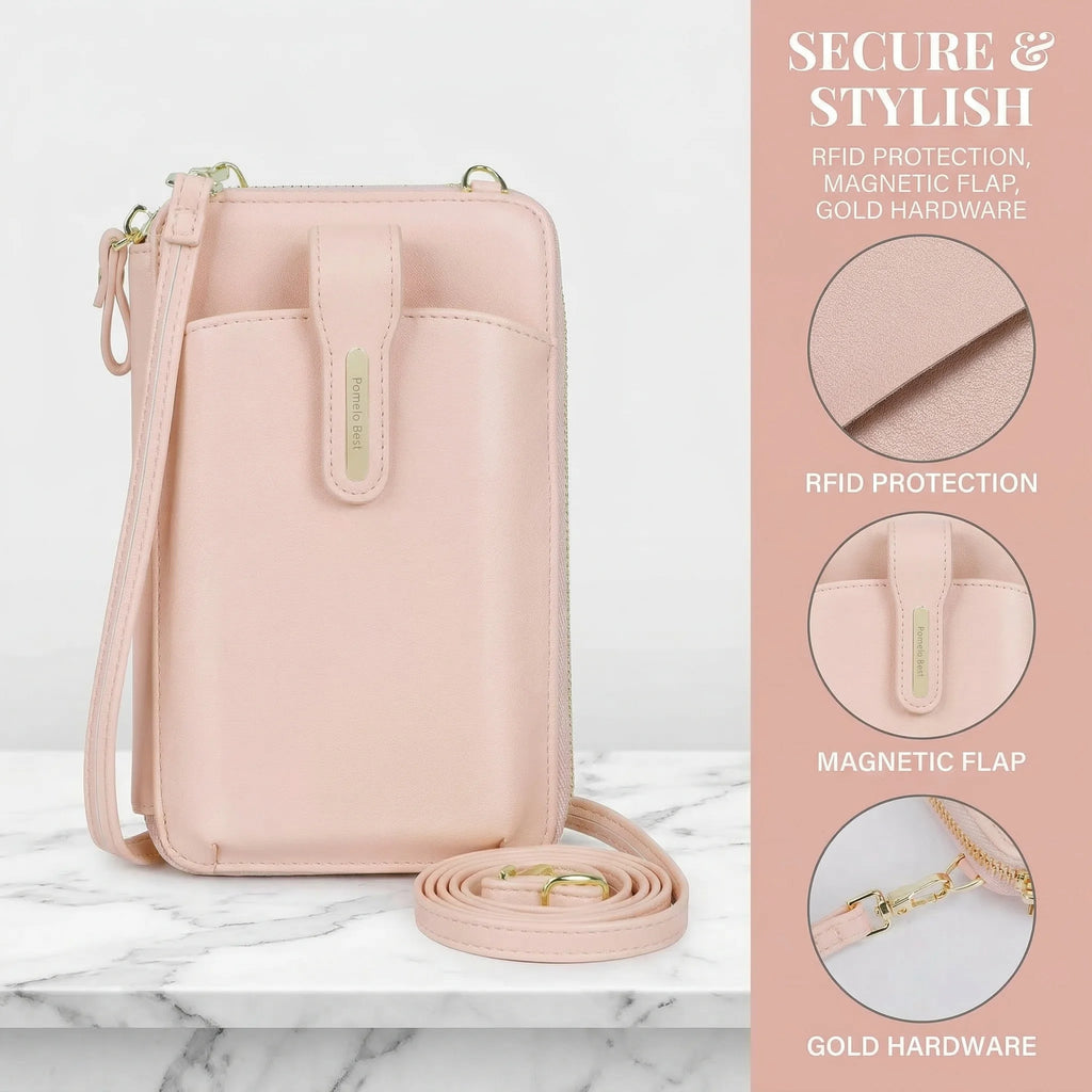 Mini Waterproof Leather Crossbody Phone Bag