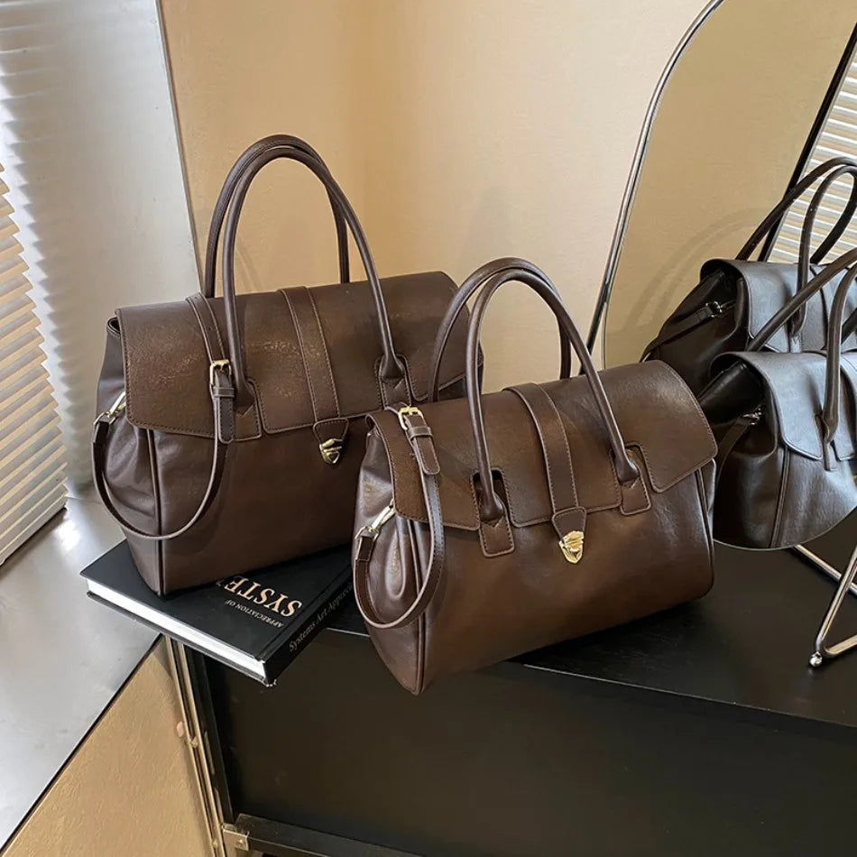 Luxury Large Capacity Boston Shoulder Bag