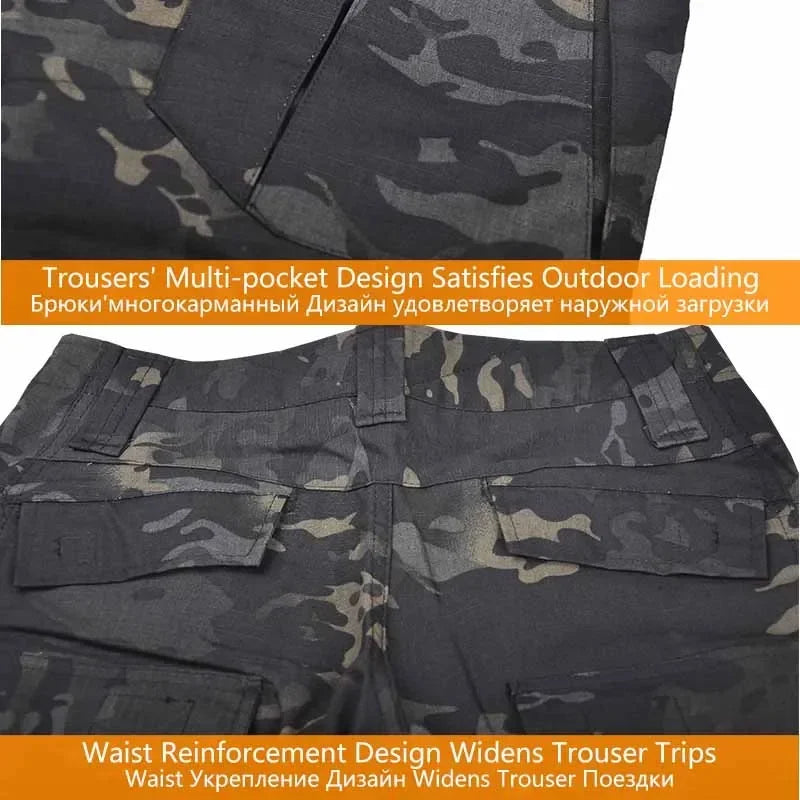 Men's Green Tactical Cargo Set