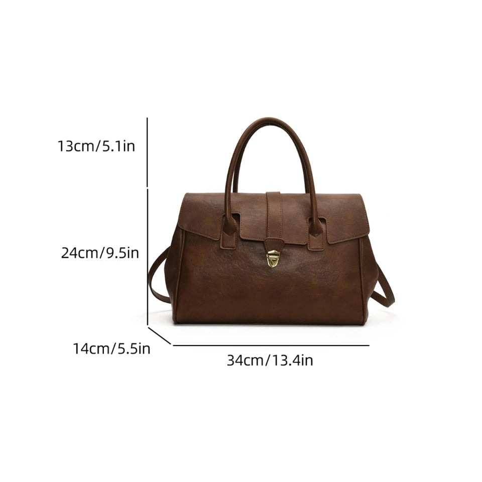 Luxury Large Capacity Boston Shoulder Bag