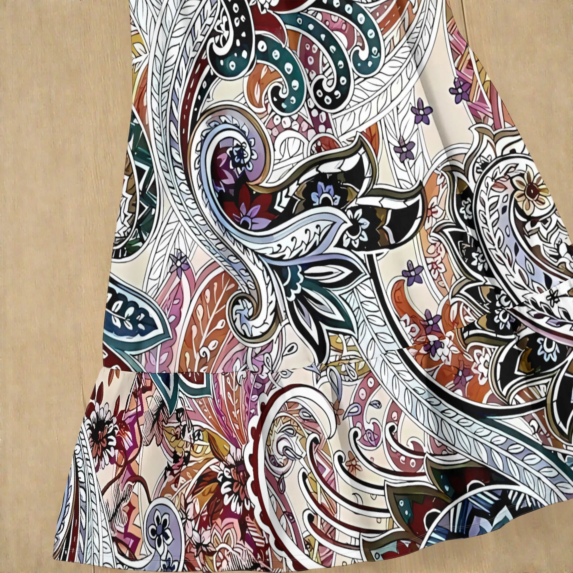 Spring And Summer Women's Dresses, Fashionable 3D Printed Casual Dresses, Sleeveless Round Neck Versatile Dresses.