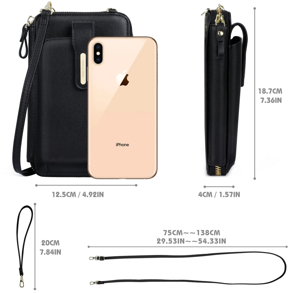 Mini Waterproof Leather Crossbody Phone Bag