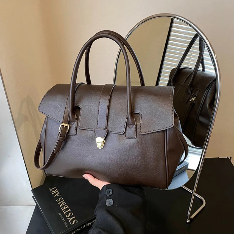 Luxury Large Capacity Boston Shoulder Bag