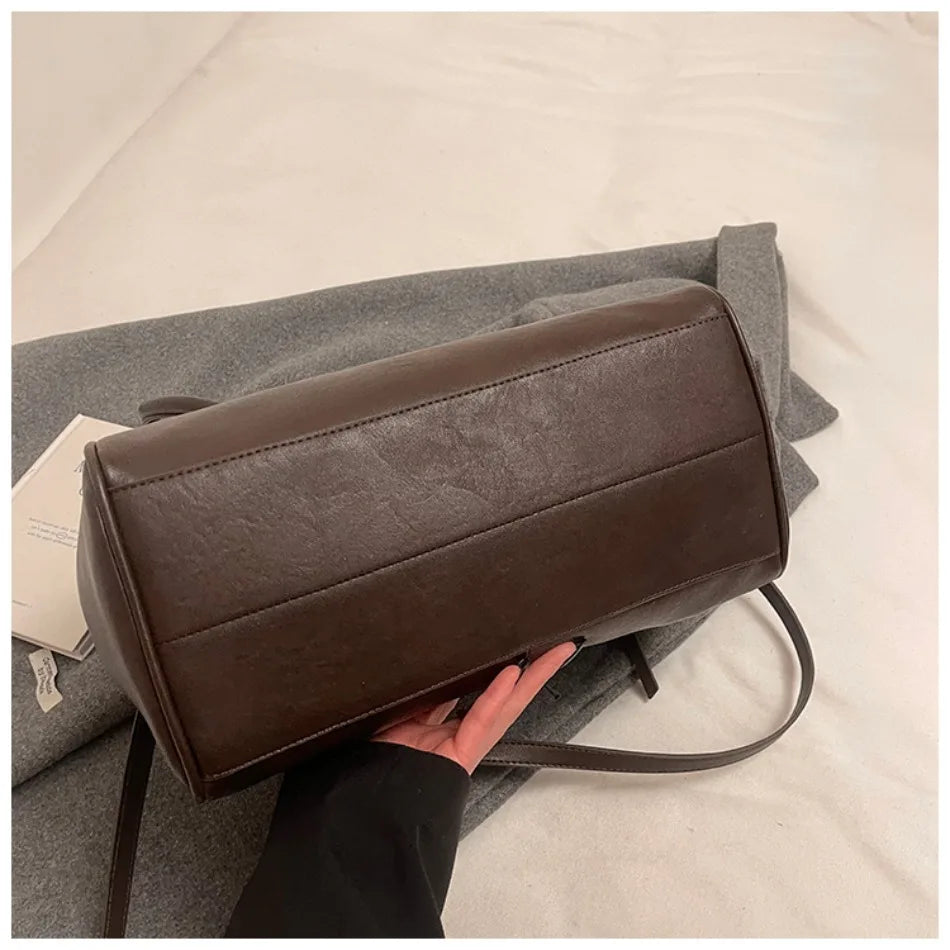 Luxury Large Capacity Boston Shoulder Bag
