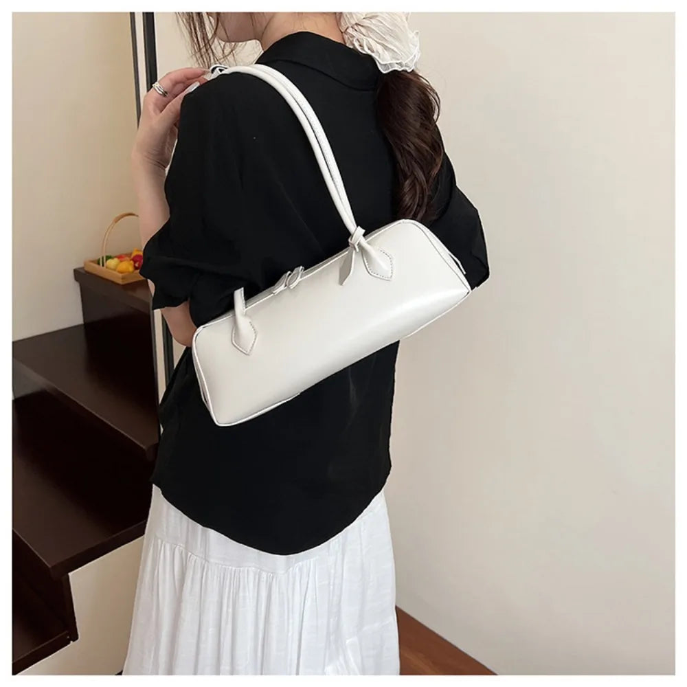 Long-Handle Baguette Retro Shoulder Tote