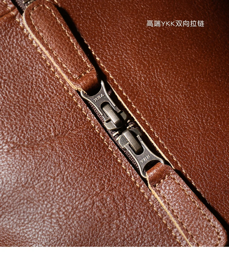 Genuine Leather Luxury Duffle Bag