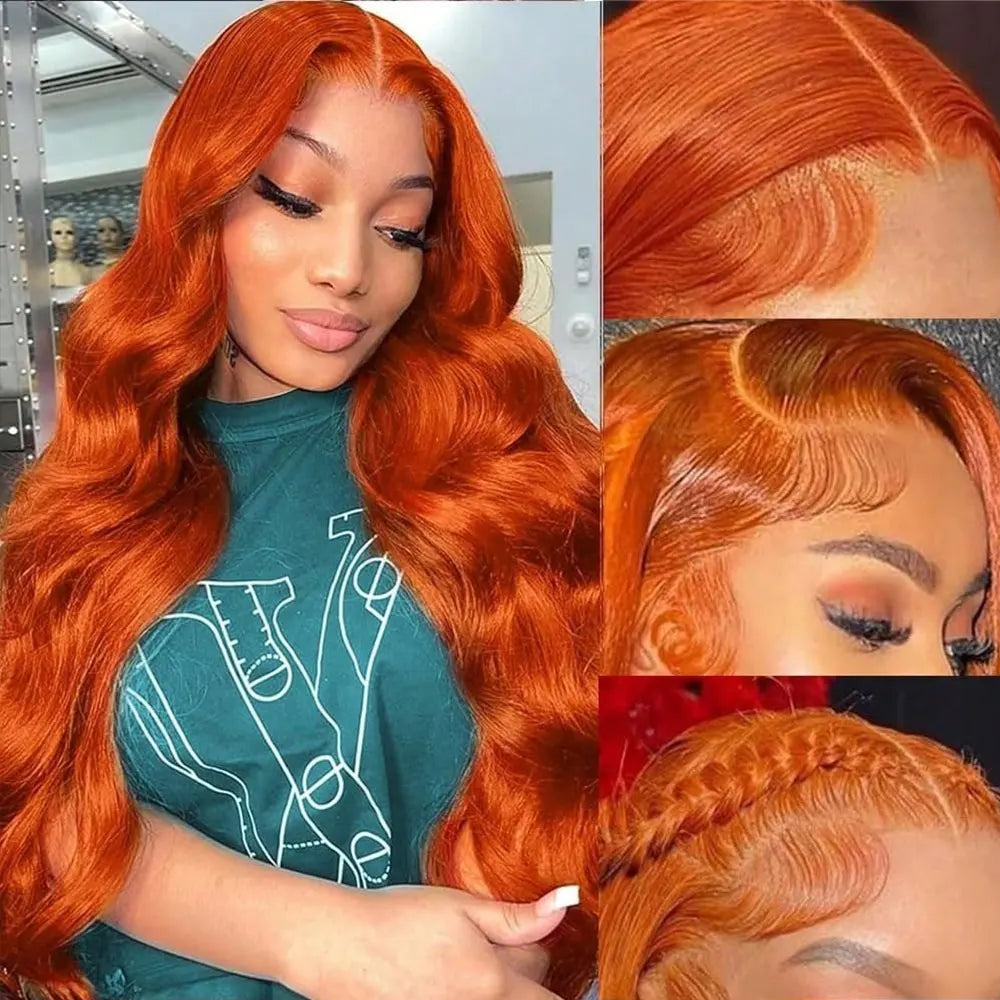 Chocolate Brown Body Wave HD Lace Front Wig
