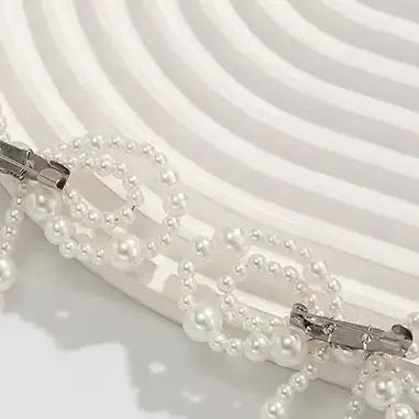 Imitation Pearl Bow Pin Pants Ankle Chain for Women | Jeans Jewelry Trouser Leg Clothing Accessory