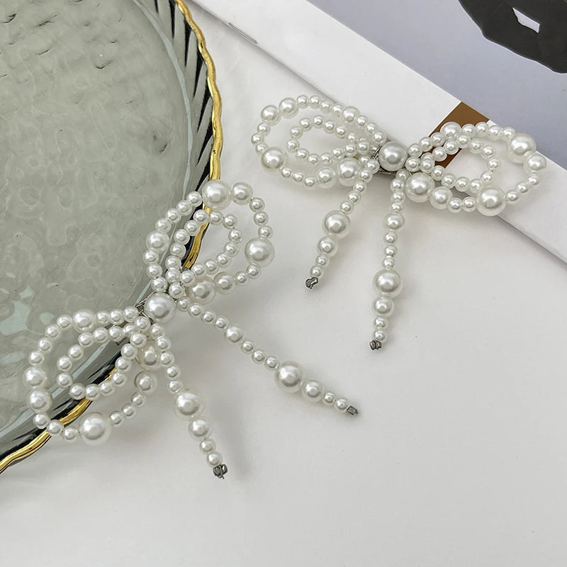 Imitation Pearl Bow Pin Pants Ankle Chain for Women | Jeans Jewelry Trouser Leg Clothing Accessory