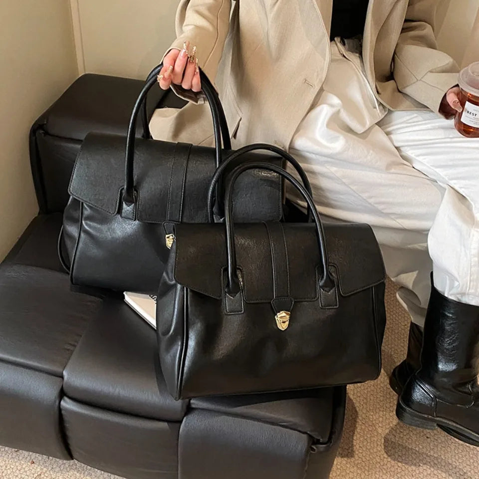 Luxury Large Capacity Boston Shoulder Bag