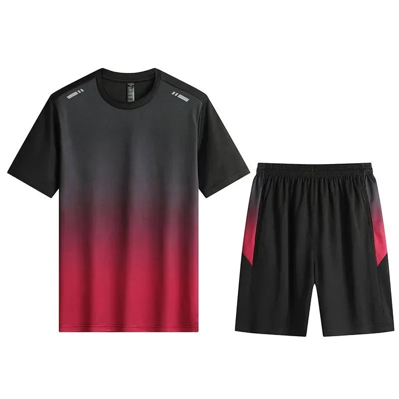 Men's Leisure Running T-Shirt & Shorts