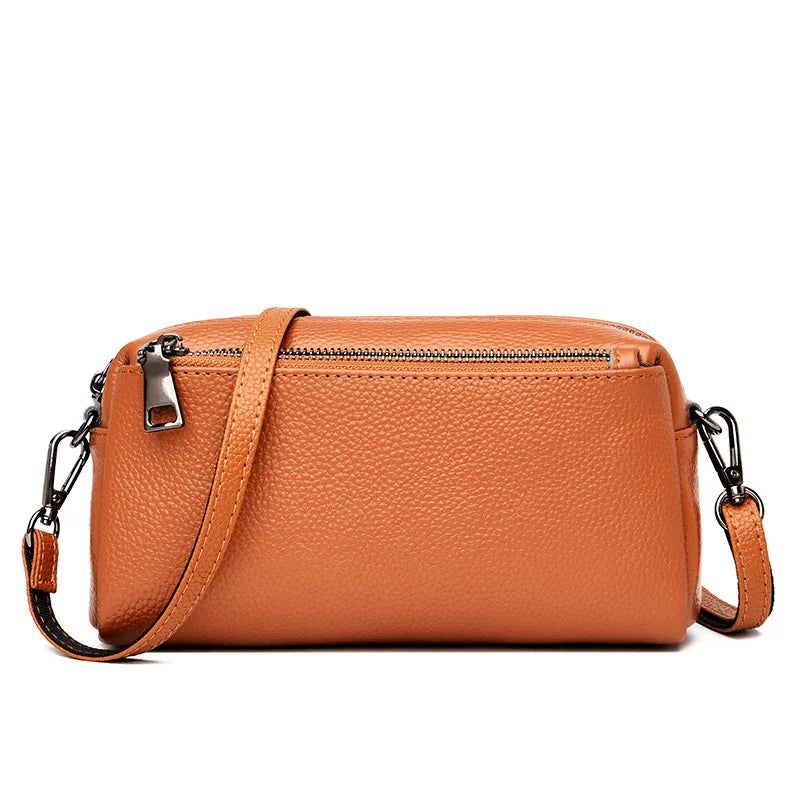 Genuine Cowhide Leather Shoulder Bag