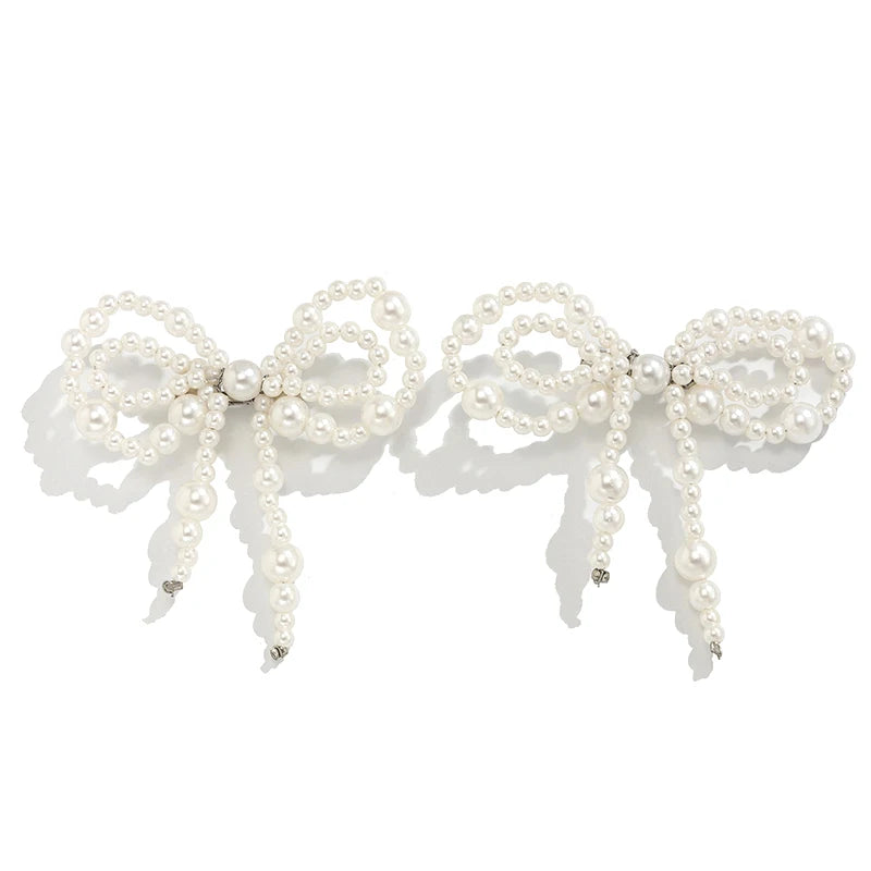 Imitation Pearl Bow Pin Pants Ankle Chain for Women | Jeans Jewelry Trouser Leg Clothing Accessory