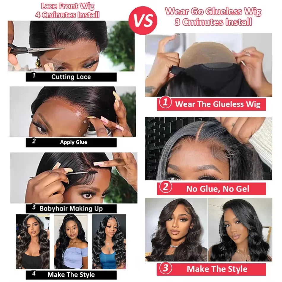 Glueless 360 Full Lace Drawstring Wig
