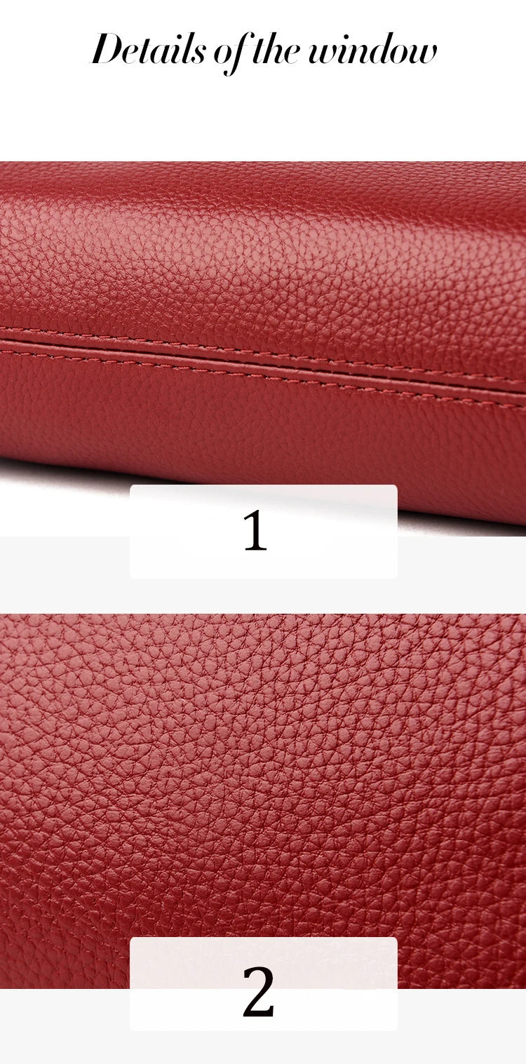 Genuine Cowhide Leather Shoulder Bag