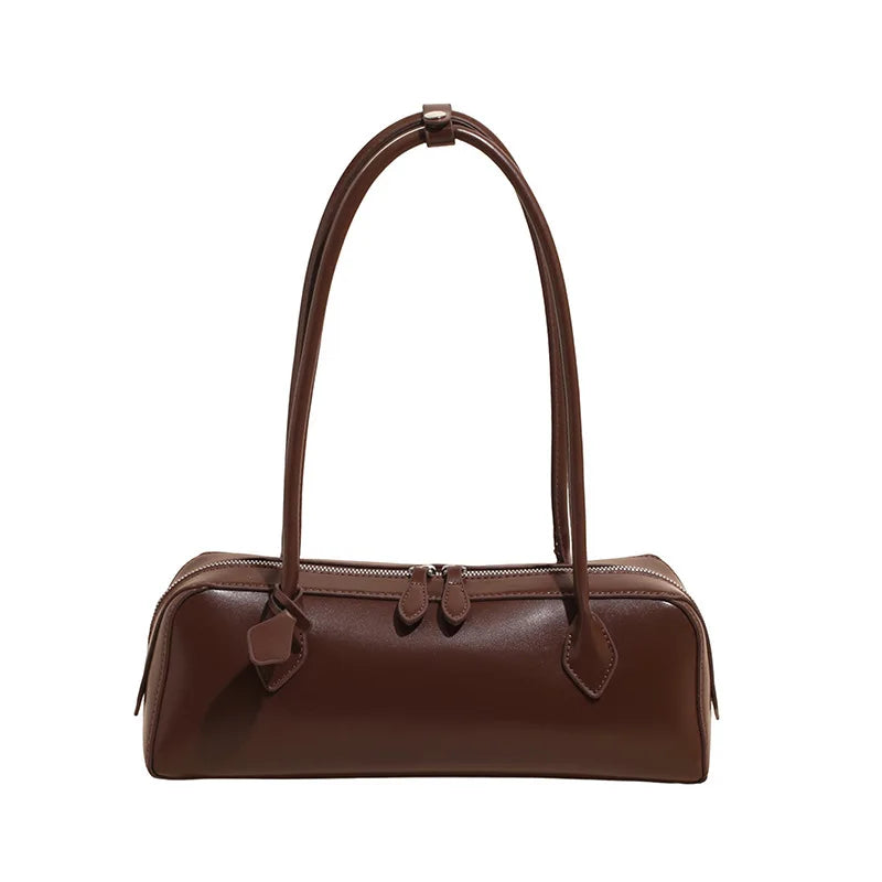 Long-Handle Baguette Retro Shoulder Tote