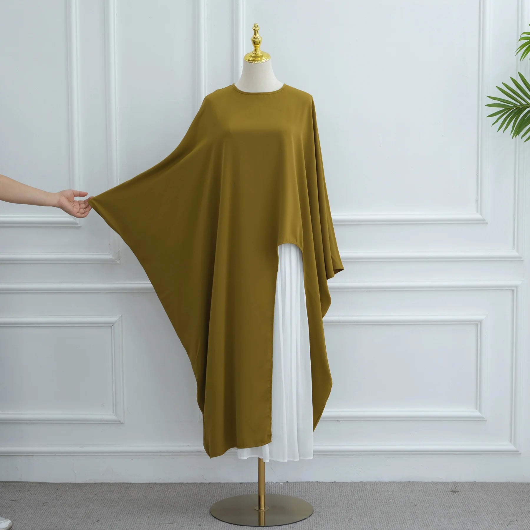 Elegant Irregular Muflattering Maxi Blouse