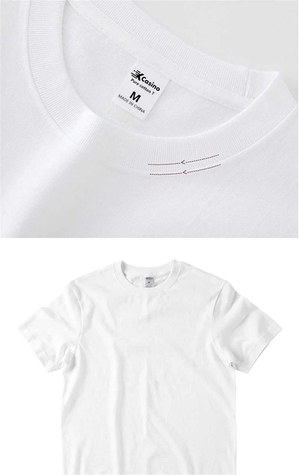 2-Pack Cotton Couple T-Shirts | Unisex Short Sve Tees