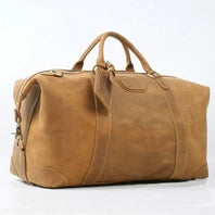 Fashion Genuine Leather Travel Duffle Bag