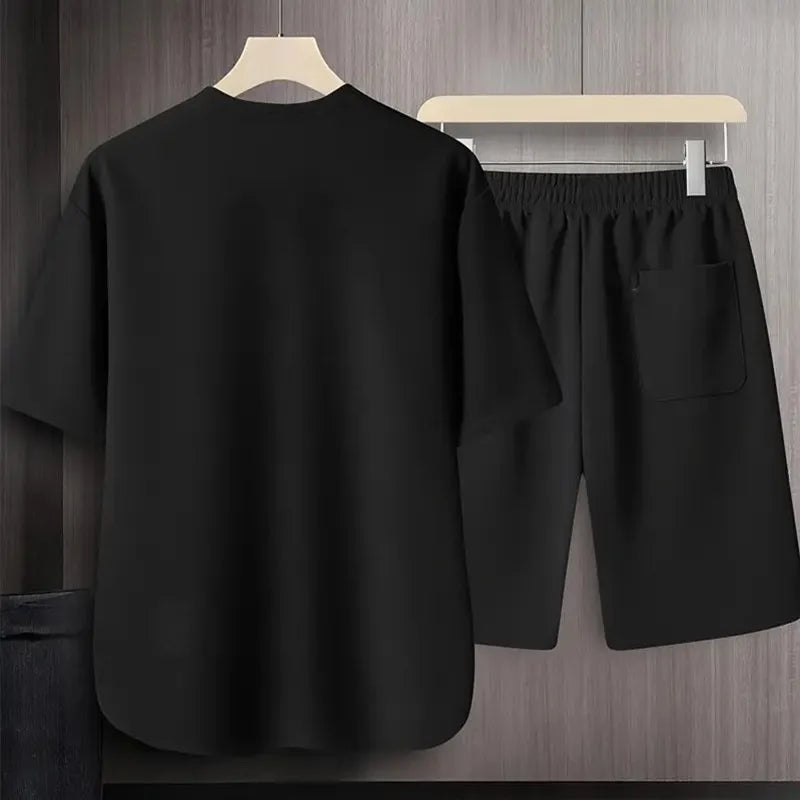Men's Solid Color Summer Tracksuit