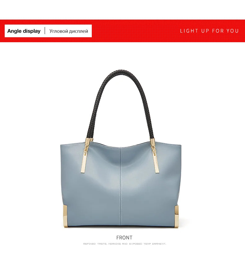 Genuine Leather Elegant Luxury Tote Bag