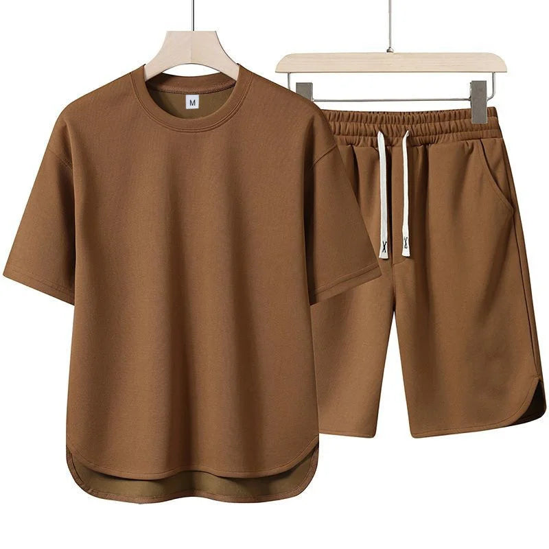 Men's Solid Color Summer Tracksuit