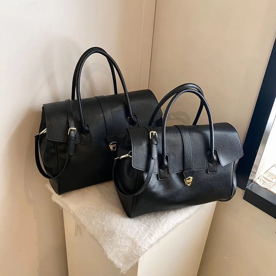 Luxury Large Capacity Boston Shoulder Bag