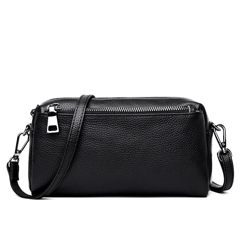 Genuine Cowhide Leather Shoulder Bag