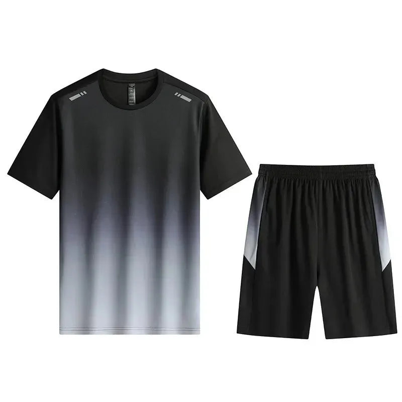 Men's Leisure Running T-Shirt & Shorts