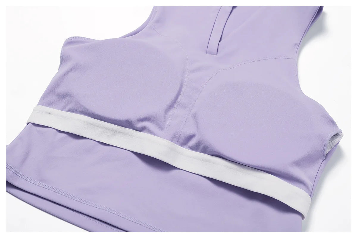 2PCS Women's Yoga Set Gym Activewear Running Sports Fitness Set