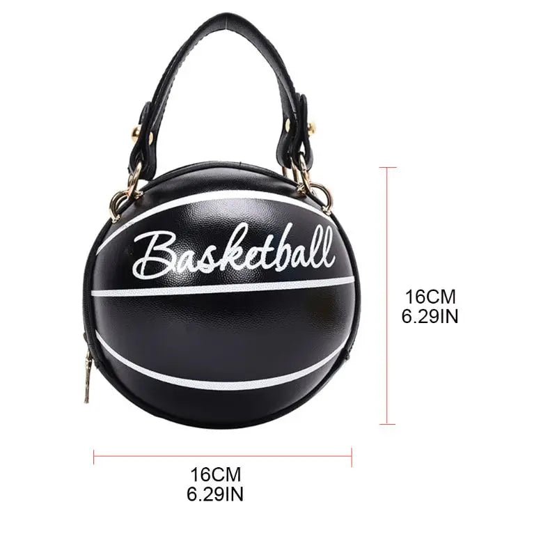 Personality Fun Pink Ins Versatile Chain Football Basketball Shoulder Bag - Nitamoje