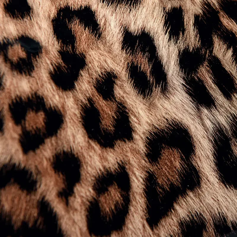 Leopard Print Patent Leather Luxury Crossbody Bag