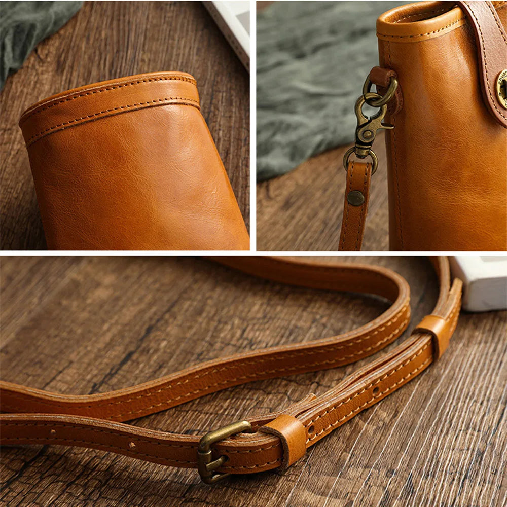 Quality Genuine Leather Crossbody Phone Purse