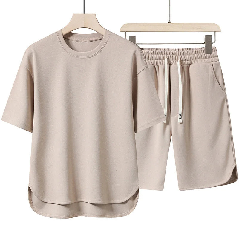 Men's Solid Color Summer Tracksuit