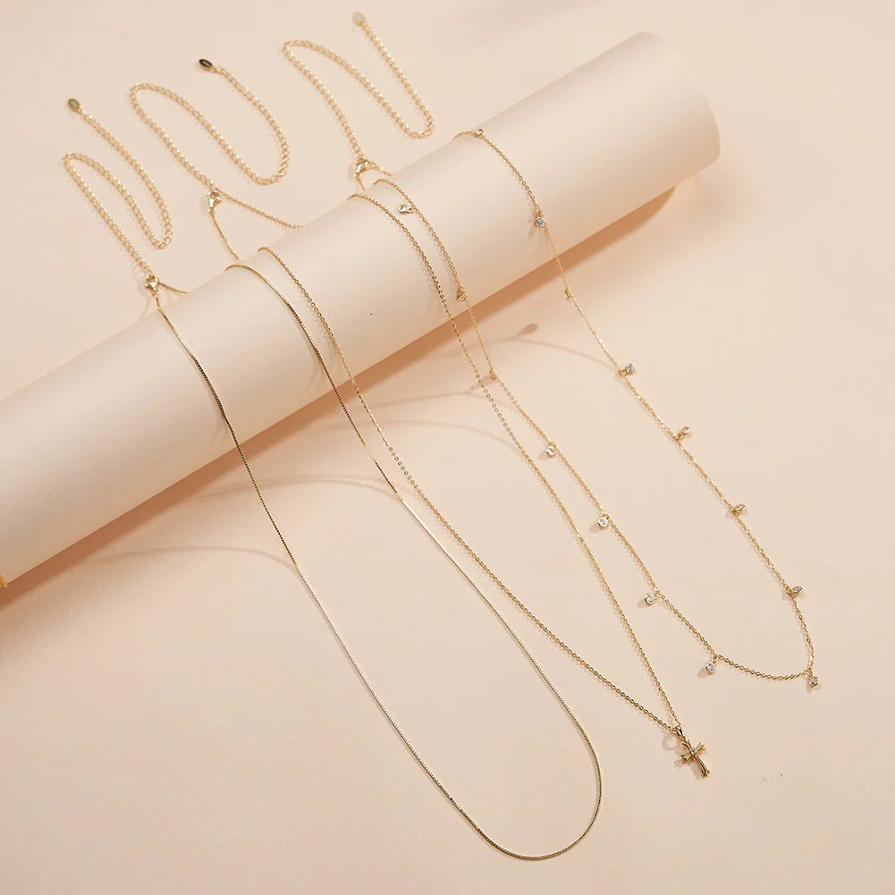 Cross Pendant Waist Chain