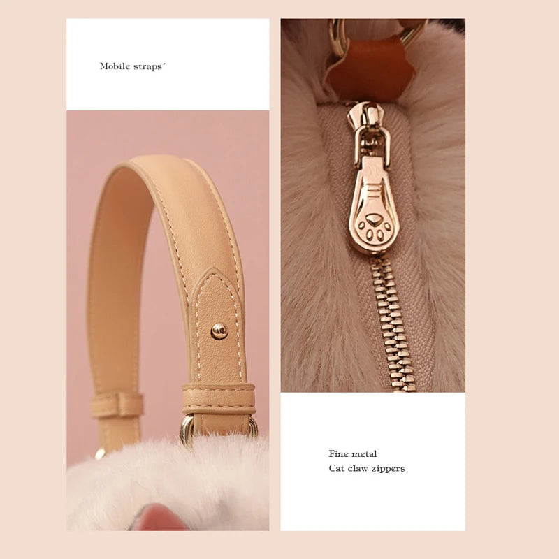 Siamese Cat Underarm Shoulder Bag