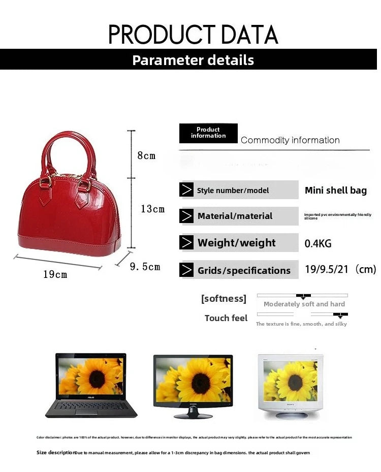 Transparent Candy Jelly Crossbody Bag