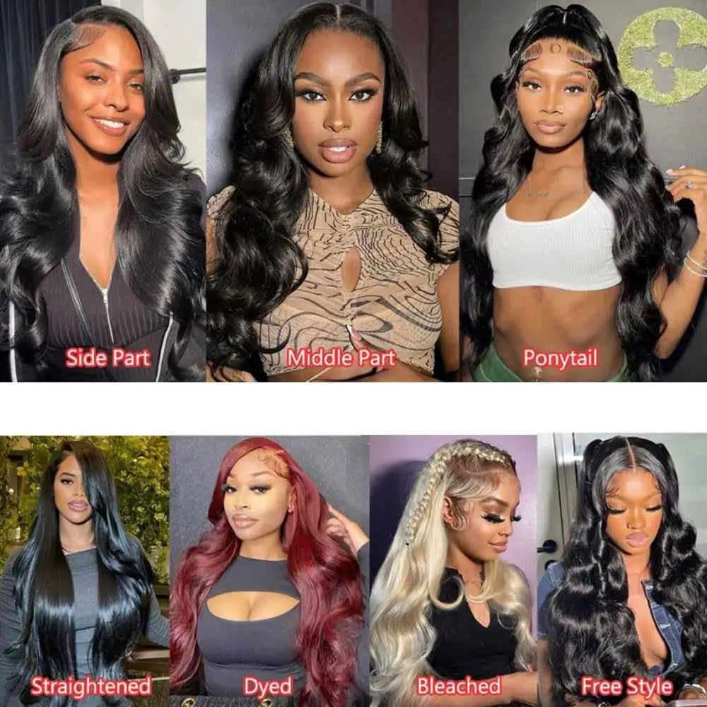 Extra Long Body Wave HD Lace Closure Wig